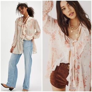 𝓯𝓹 Free People ~ Dreamland Floral Tunic